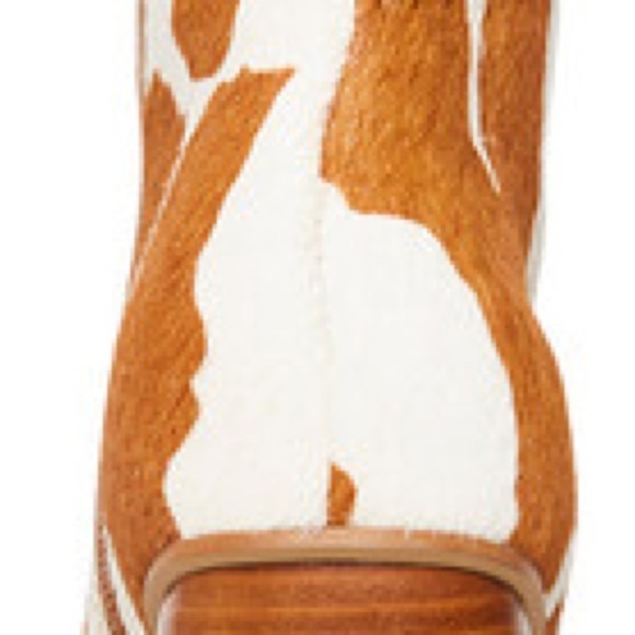 Steve Madden Nara-C Calf Hair Chunky Heel Boots - 7.5 - Picture 2 of 7